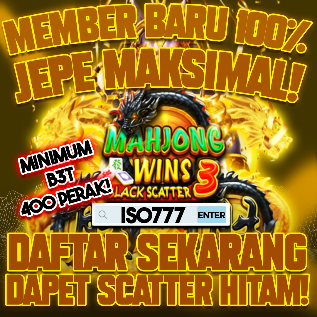 ISO777 Situs Scatter Dengan Kemenangan Tertinggi Nomor 1